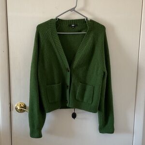 Uniqlo Forest Green Women's Cardigan